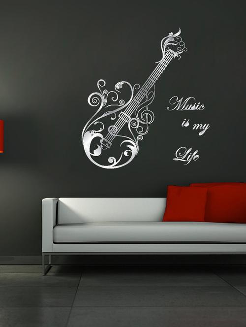 music is my life wall sticker - 15065552 - Very Small Image - 1