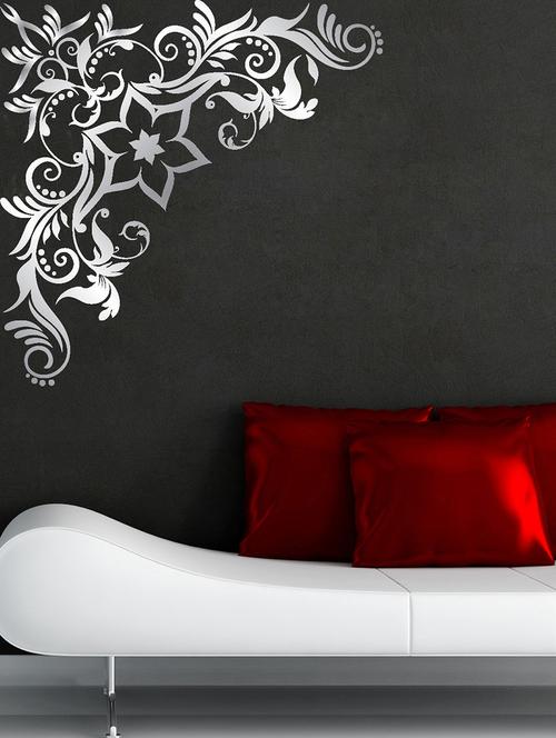 corner swirl design wall sticker - 15065559 - Very Small Image - 1