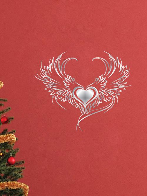 love heart abstract wall sticker - 15065586 - Very Small Image - 1