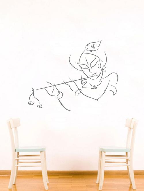 shree krishna wall sticker - 15065602 - Very Small Image - 1