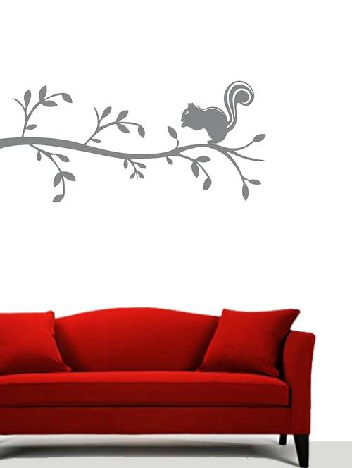 squirrel on bunch wall sticker - 15065634 - Very Small Image - 1