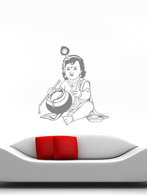 shree krishna wall sticker - 15065650 - Very Small Image - 1