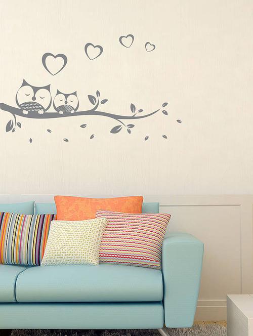 love owl wall sticker - 15065673 - Very Small Image - 1