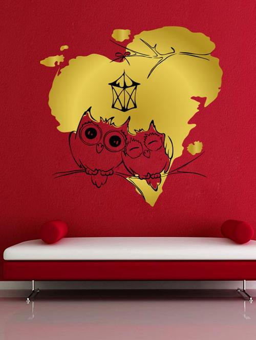 love owl wall sticker large - 15065703 - Very Small Image - 1