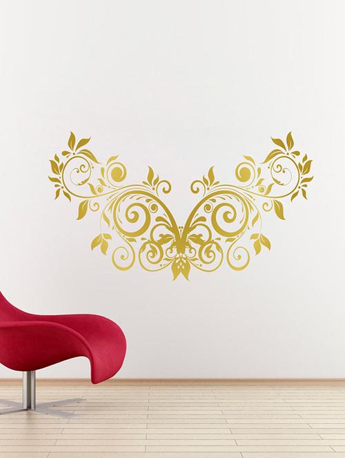 floral creative design wall sticker large - 15065743 - Very Small Image - 1