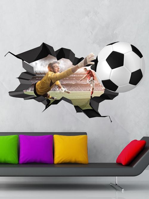 football players wall sticker - 15065800 - Very Small Image - 1