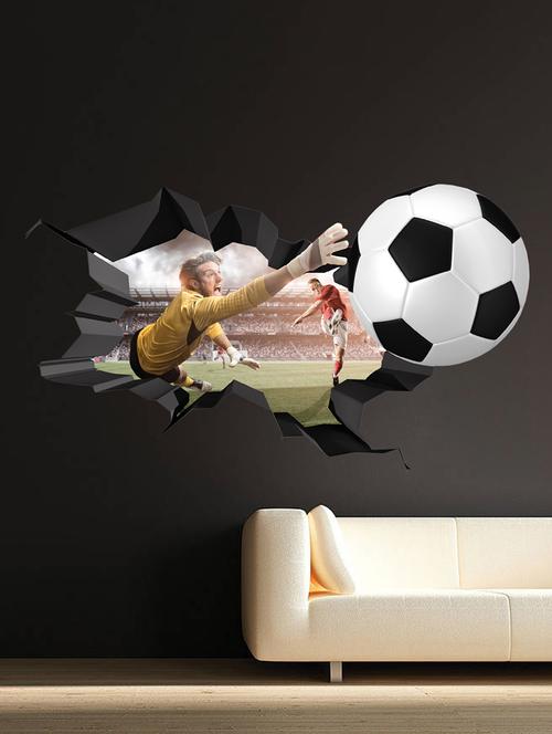 football players wall sticker - 15065801 - Very Small Image - 1
