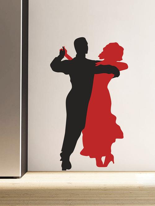dancing couple wall sticker - 15065823 - Very Small Image - 1