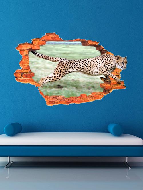 leopard 3d wall sticker - 15065909 - Very Small Image - 1