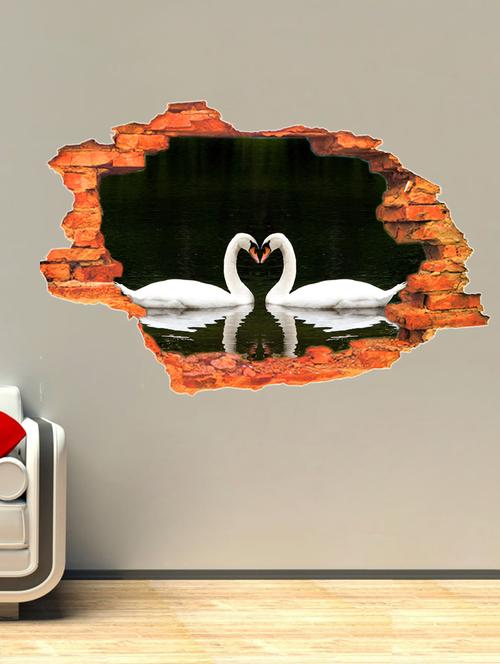 couple ducks 3d wall sticker - 15065928 - Very Small Image - 1