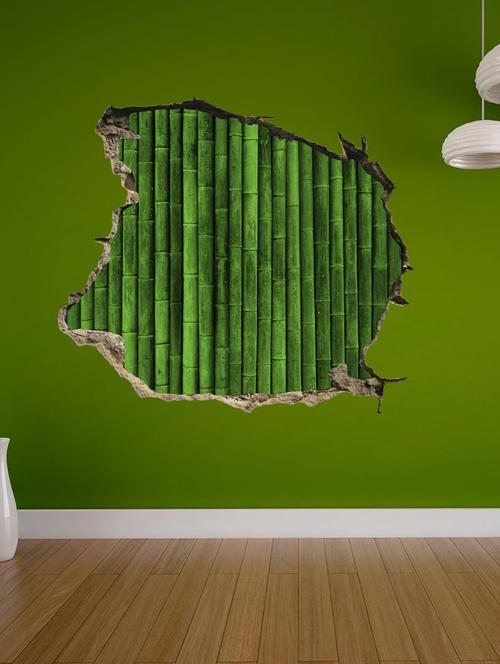 green trees 3d wall sticker - 15065942 - Very Small Image - 1