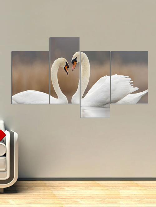 two ducks four pieces wall sticker - 15065952 - Very Small Image - 1