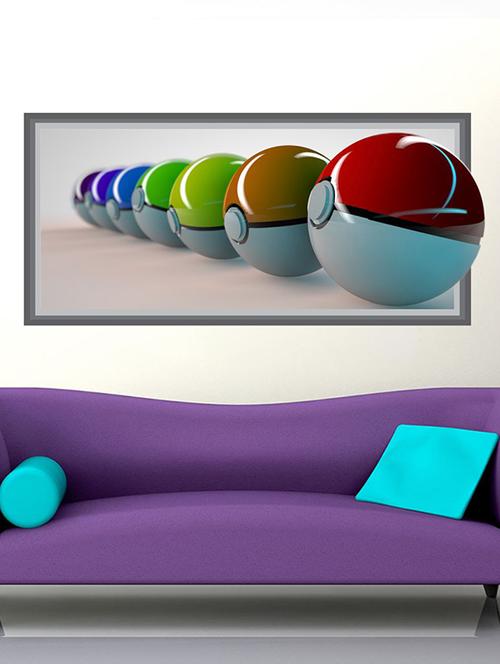colourful balls wall sticker - 15065955 - Very Small Image - 1