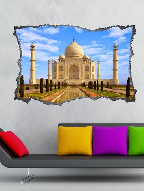 taj mahal wall sticker - 15065964 - Very Small Image - 1