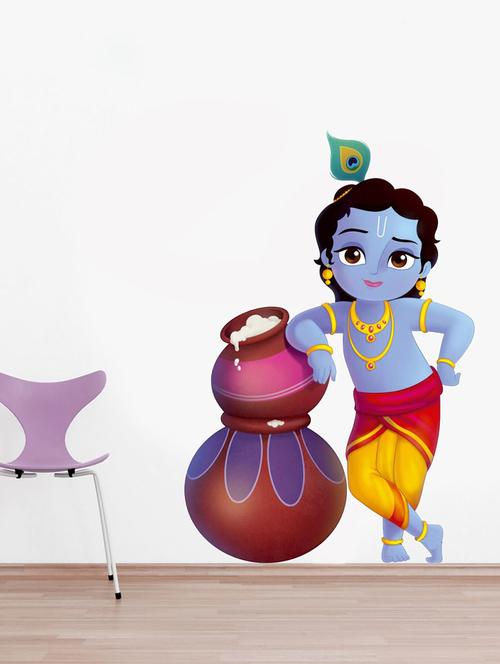 bal krishna wall sticker - 15065979 - Very Small Image - 1