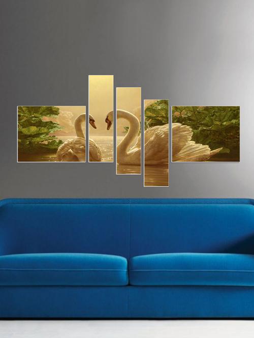 two ducks five pieces wall sticker - 15065982 - Very Small Image - 1