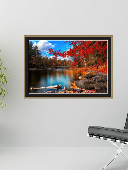 river wall sticker - 15066020 - Very Small Image - 1