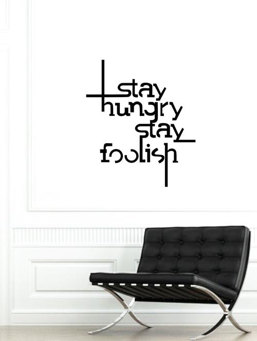 stay hungry wall sticker (72x84cm) - 15066084 - Very Small Image - 1