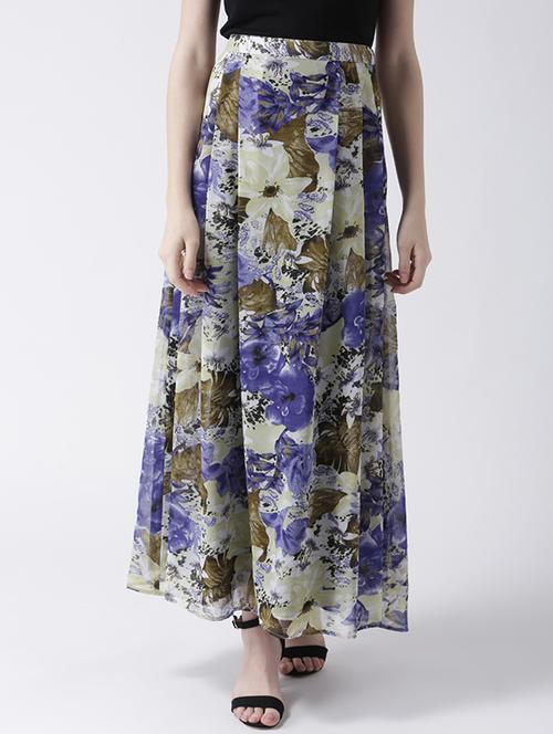 pleated flared maxi skirt - 15066962 - Very Small Image - 1