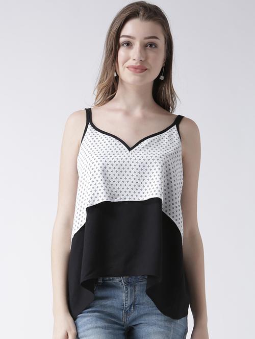 cami neck asymmetric layered top - 15066997 - Very Small Image - 1