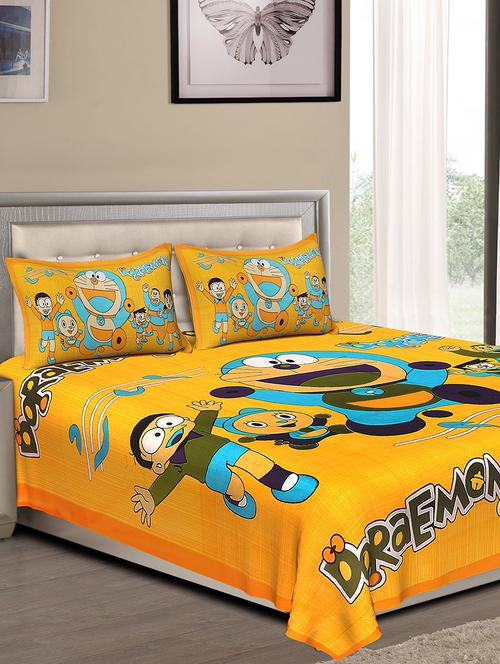 cotton jaipuri traditional double bedsheet with 2 pillow covers - 15067361 - Very Small Image - 1