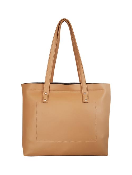 brown leatherette handbag - 15067561 - Very Small Image - 1
