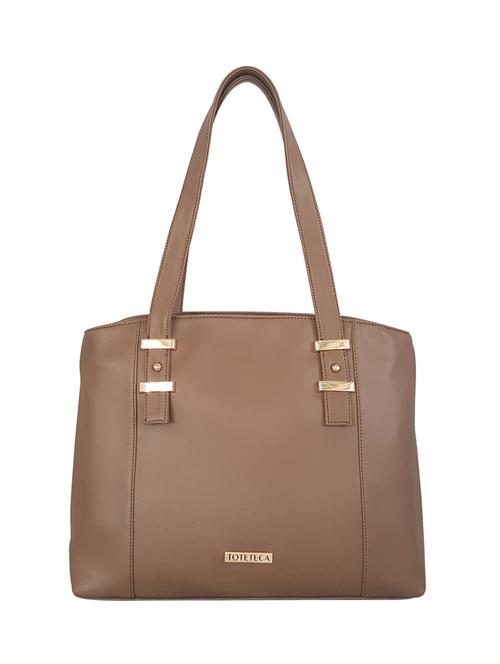 brown leatherette regular handbag - 15067572 - Very Small Image - 1