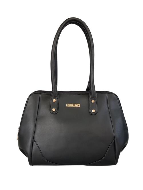 black leatherette regular handbag - 15067578 - Very Small Image - 1