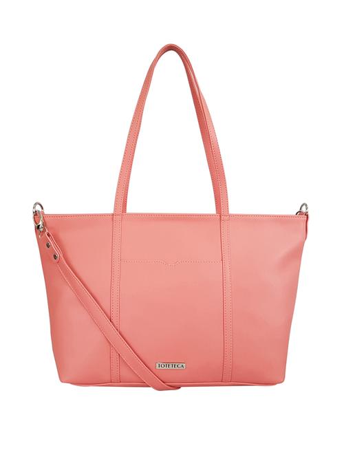 pink leatherette regular handbag - 15067582 - Very Small Image - 1