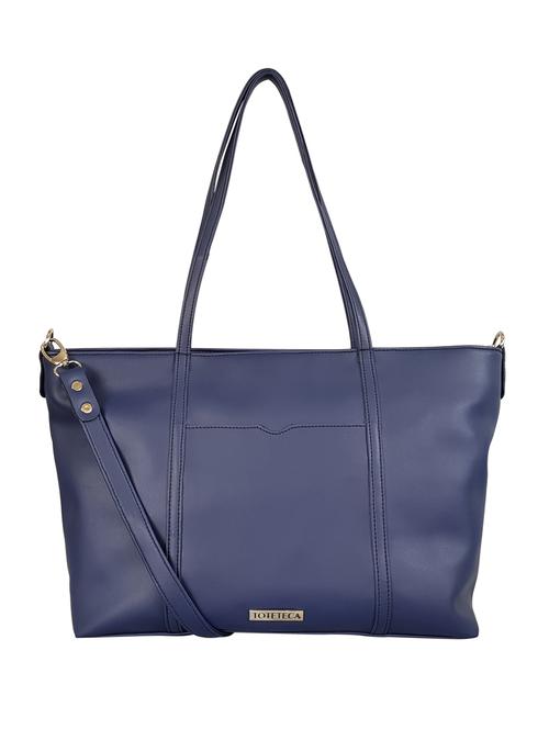 blue leatherette regular handbag - 15067583 - Very Small Image - 1