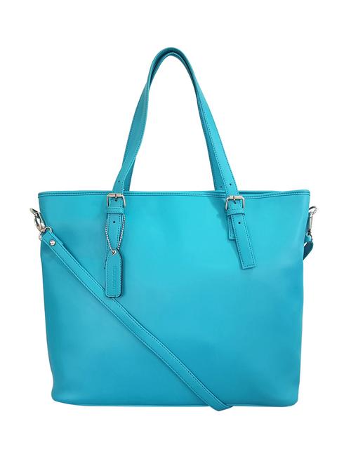 blue leatherette regular handbag - 15067592 - Very Small Image - 1