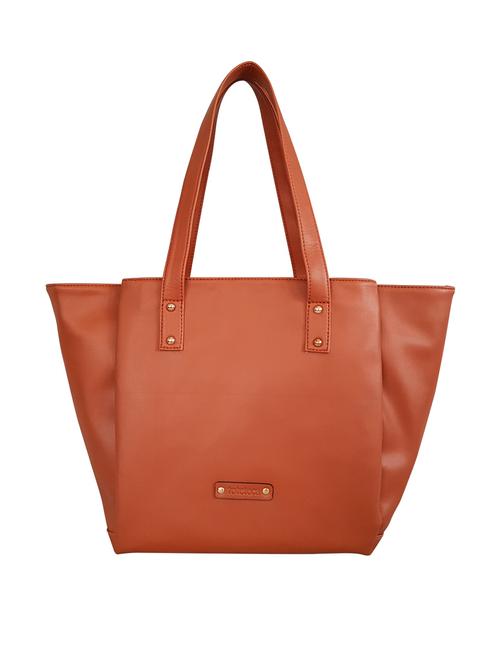 tan leatherette regular handbag - 15067618 - Very Small Image - 1