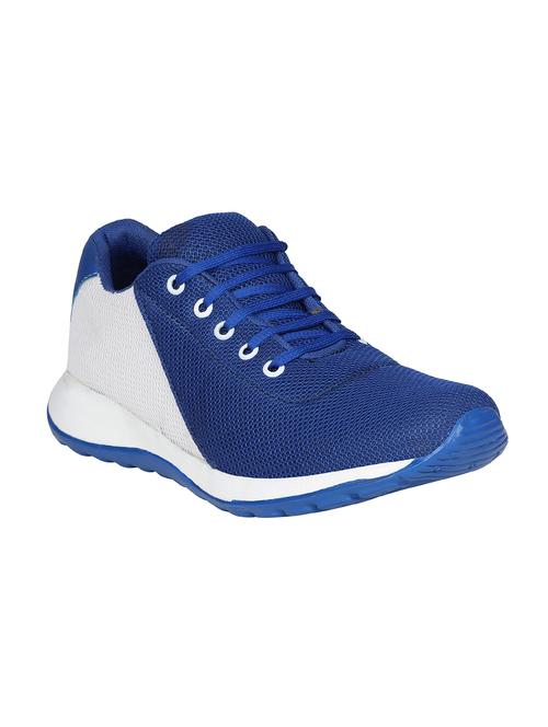 blue mesh lace-up sport shoe - 15068756 - Very Small Image - 1