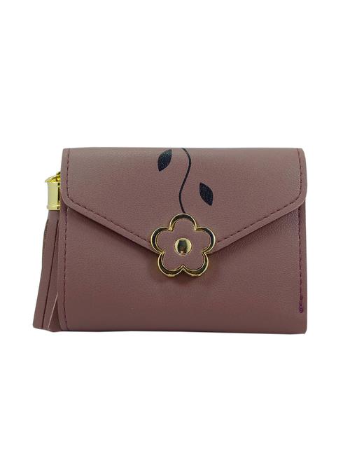 brown leatherette regular purse - 15070450 - Very Small Image - 1