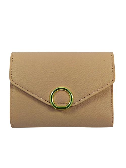 beige leatherette regular purse - 15070471 - Very Small Image - 1