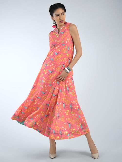 conversational print a-line dress - 15071667 - Very Small Image - 1