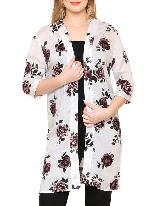 white viscose shrug - 15071712 - Very Small Image - 1