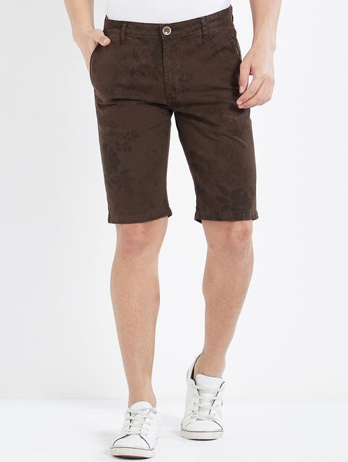 brown cotton shorts - 15074187 - Very Small Image - 1