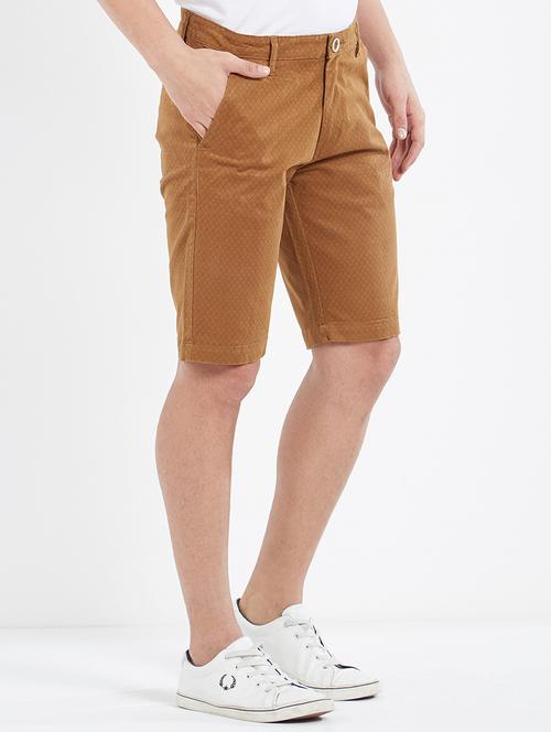brown cotton shorts - 15074196 - Very Small Image - 1