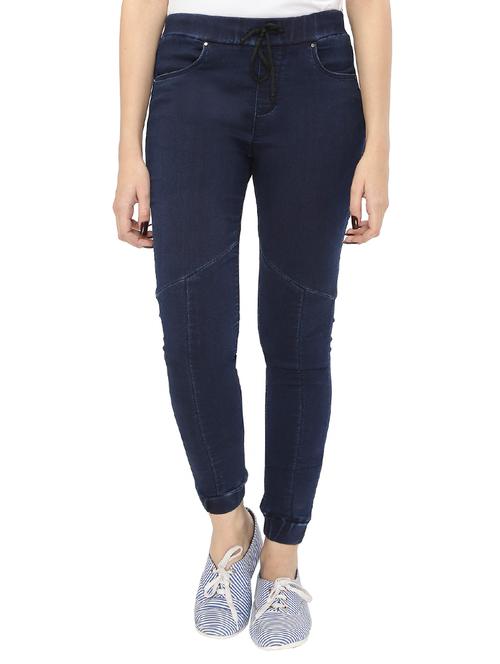 dark blue denim jogger - 15075691 - Very Small Image - 1