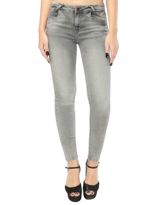 solid grey denim jeans - 15075773 - Very Small Image - 1