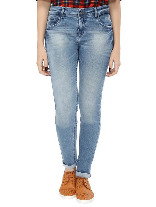 solid blue denim jeans - 15075776 - Very Small Image - 1