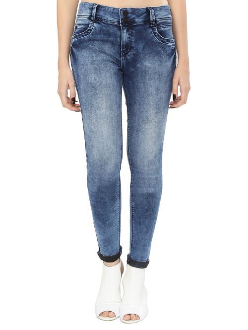 solid blue denim jeans - 15075788 - Very Small Image - 1