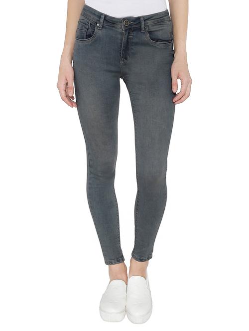 solid grey denim jeans - 15075797 - Very Small Image - 1