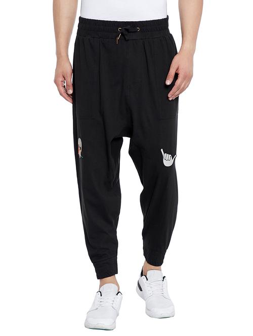 black cotton jogger - 15077384 - Very Small Image - 1