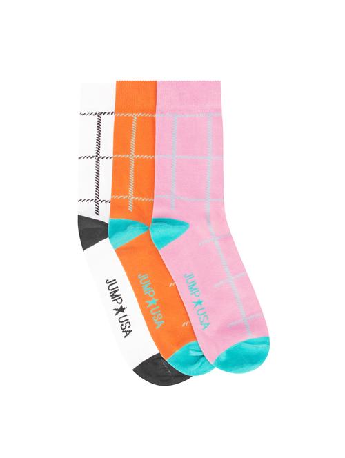 multi colored cotton full length sock - 15079041 - Very Small Image - 1