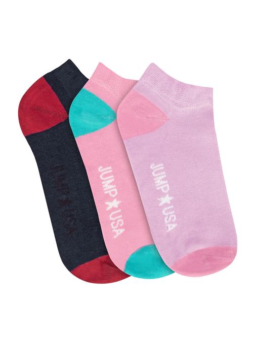 multi colored cotton ankle length sock - 15079059 - Very Small Image - 1