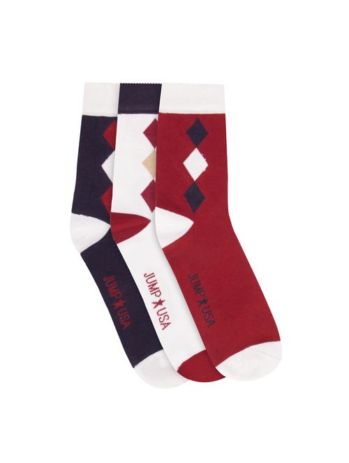 multi colored cotton above ankle length sock - 15079077 - Very Small Image - 1