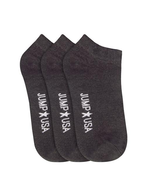 grey cotton no show sock - 15079079 - Very Small Image - 1