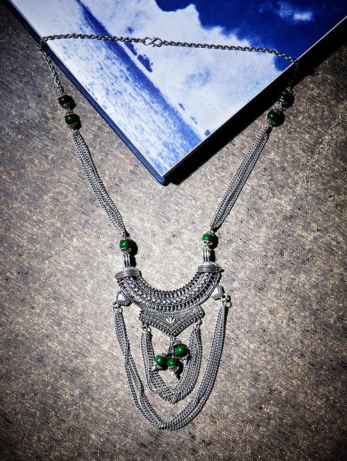 heavy statement necklace - 15079306 - Very Small Image - 1